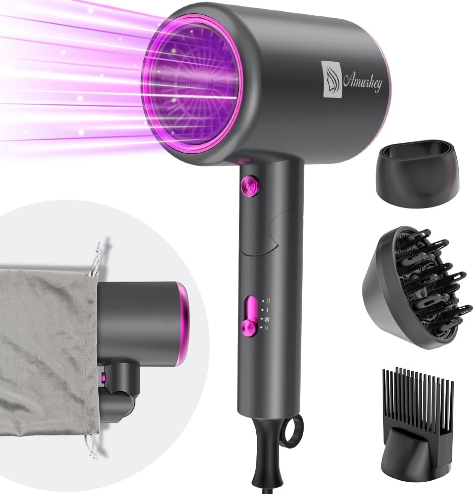 Ion Föhn 2400W Opvouwbaar - Grijs - 46% Korting!