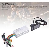BuyWeek Elektrofahrrad Brushless Motor Controller Kit, 36V 48V 60V 450W 500W Sinuswellen Controller mit G51 LCD Anzeigefeld