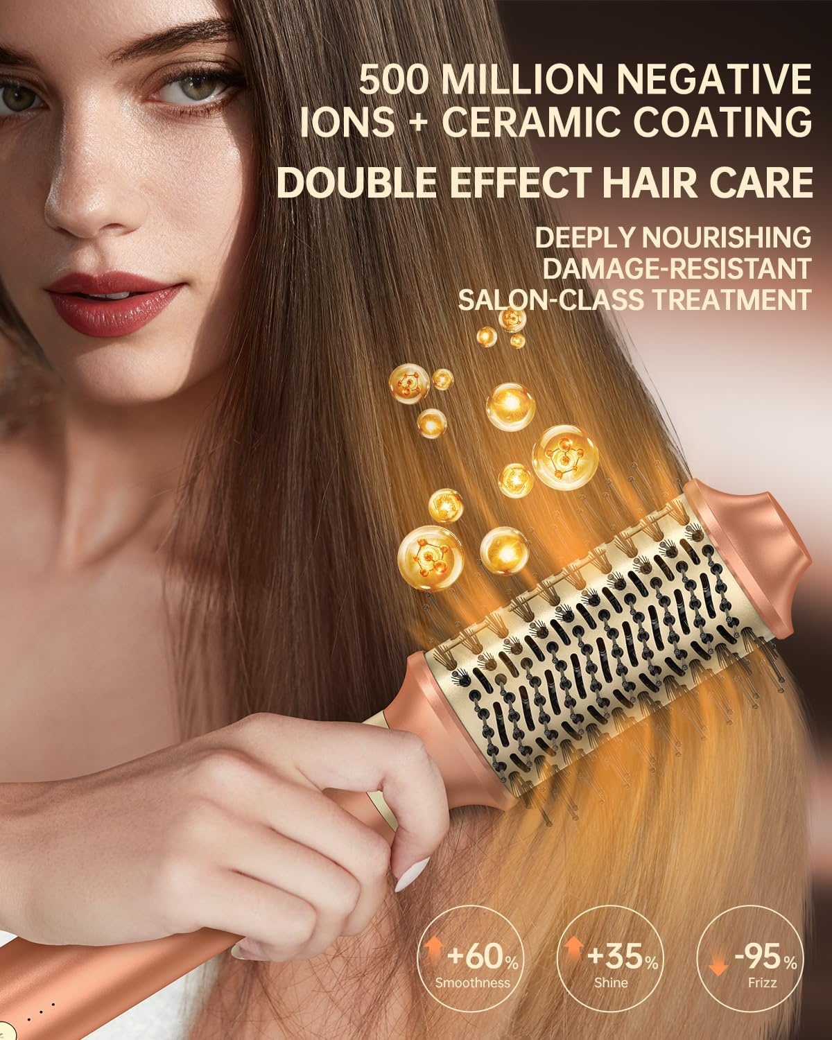 Heteluchtborstel 7-in-1 met 61% Korting | Multifunctionele Haarstylist