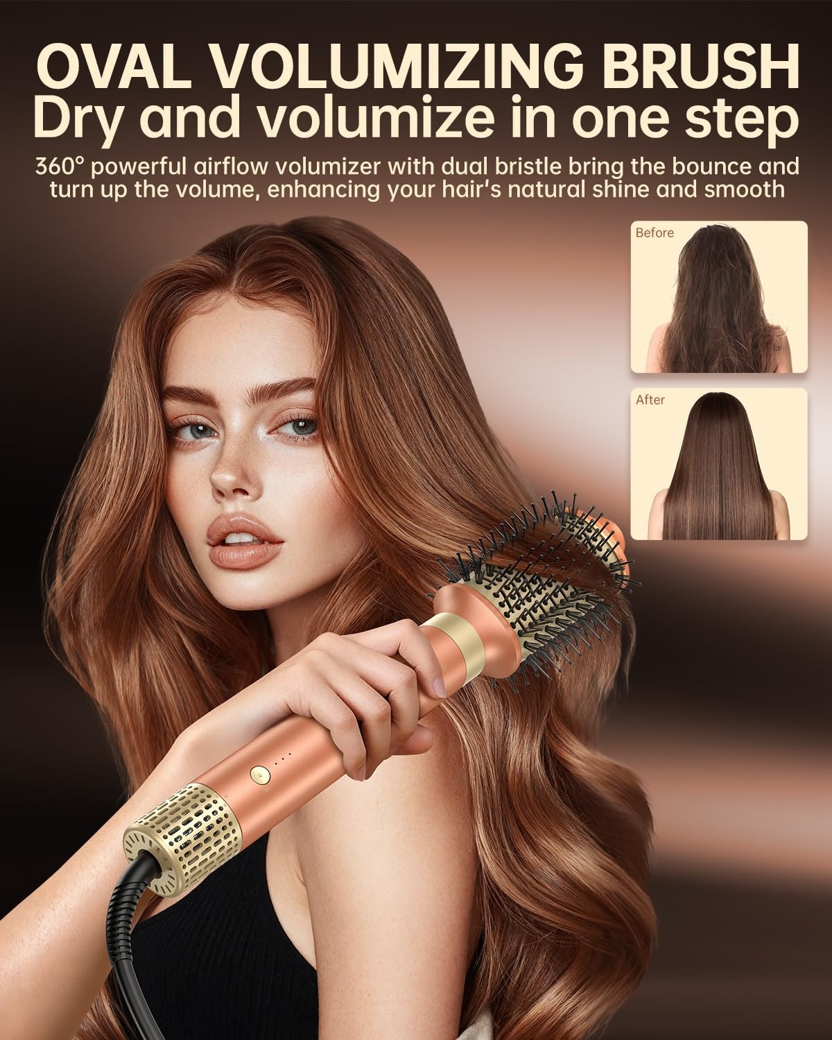 Heteluchtborstel 7-in-1 met 61% Korting | Multifunctionele Haarstylist