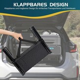 OUUTMEE Hondenautotrap met 4 niveaus, inklapbare hondenhelling met antislip oppervlak, hondentrap voor kleine en grote honden tot 80 kg, voor auto's en SUV's