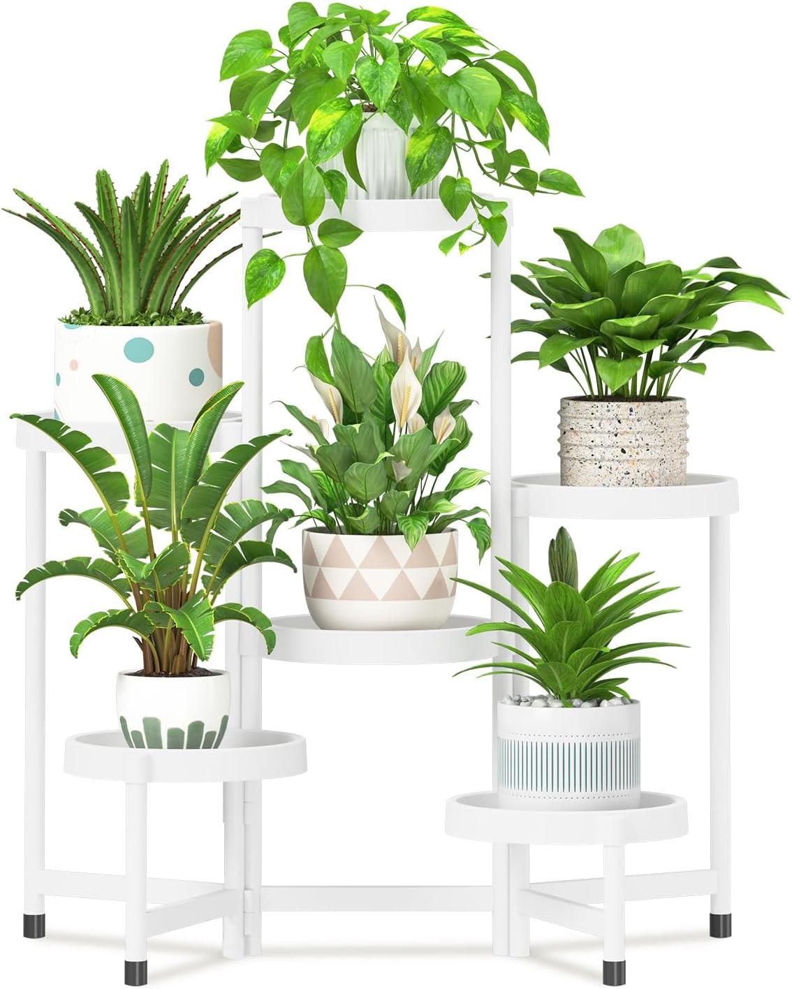 Plantenstandaard Metaal & Kunststof | 6 Niveaus | Binnen & Buiten | 59% Korting