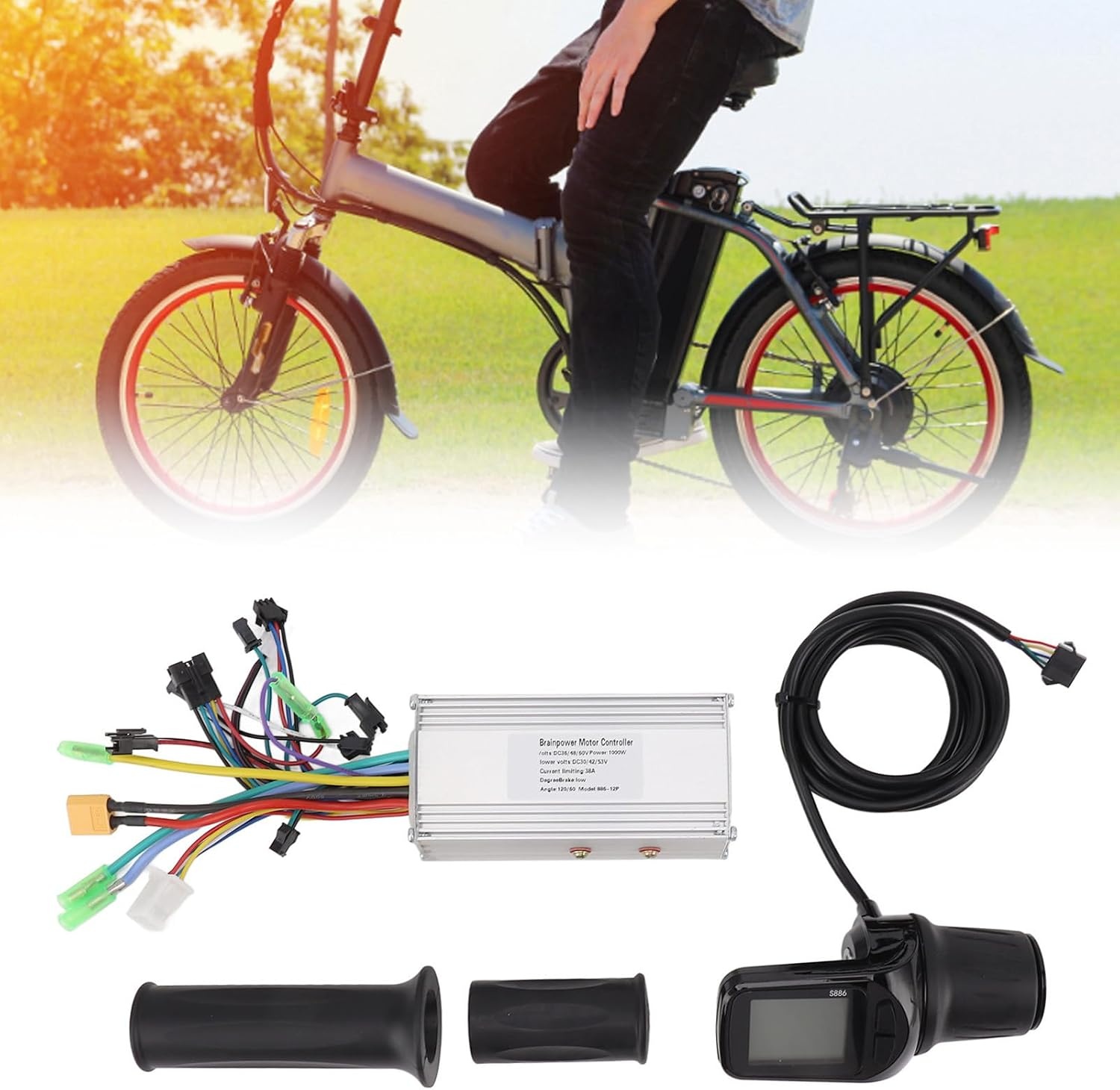 E-bike Controller Ombouwset - 36/48/60V, 1000W, 3 Modi
