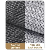 Donkergrijze Deurmat 122x183cm - Antislip & Wasbaar (29% Korting)