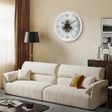 Industriële Steampunk Wandklok met Bewegende Tandwielen | 50 cm | 60% Korting