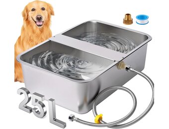 Automatische Waterdispenser 25L Roestvrijstaal - Groot Huisdier
