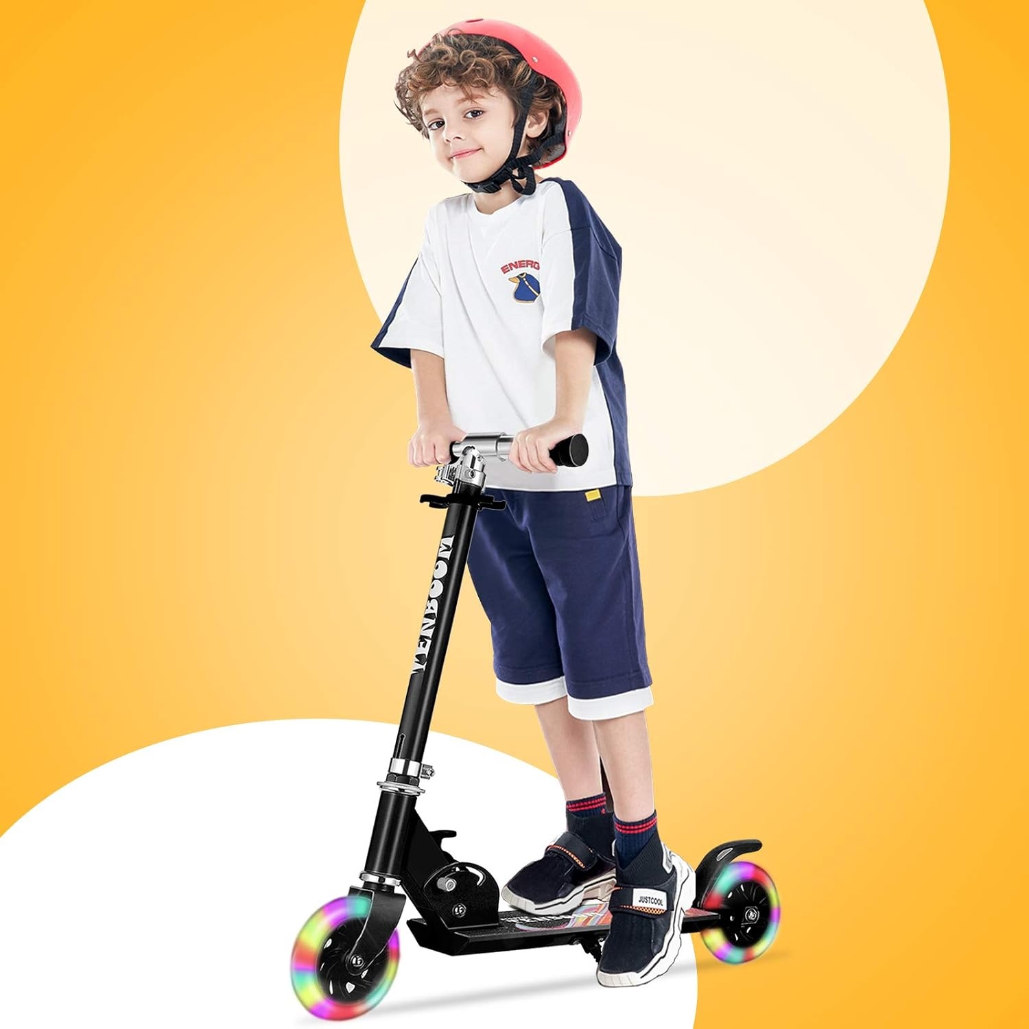 Kinderstep 3-10 jaar met LED-wielen & 33% korting