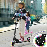 Kinderstep 3-10 jaar met LED-wielen & 33% korting