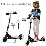 Kinderstep 3-10 jaar met LED-wielen & 33% korting