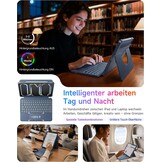 Toetsenbordhoes iPad 10.2" (9/8/7e gen) met Trackpad & 7 Kleuren Achtergrondverlichting | 34% Korting