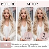 Clip-in Haarextensies Echt Haar Remy #6 Lichtbruin 30cm 34% Korting
