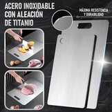 3-delige RVS Snijplank Set - Titanium Legering | Antibacterieel