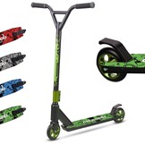 Stuntstep Groen - ABEC-10 Lagers | 100 kg | Lichtgewicht