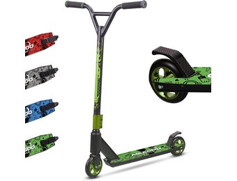 Stuntstep Groen - ABEC-10 Lagers | 100 kg | Lichtgewicht