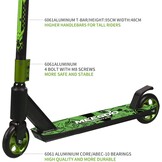 Stuntstep Groen - ABEC-10 Lagers | 100 kg | Lichtgewicht