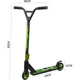 Stuntstep Groen - ABEC-10 Lagers | 100 kg | Lichtgewicht