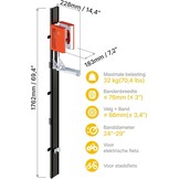 Ruimtebesparende Fietslift Oranje - Max. 32kg | 35% Korting