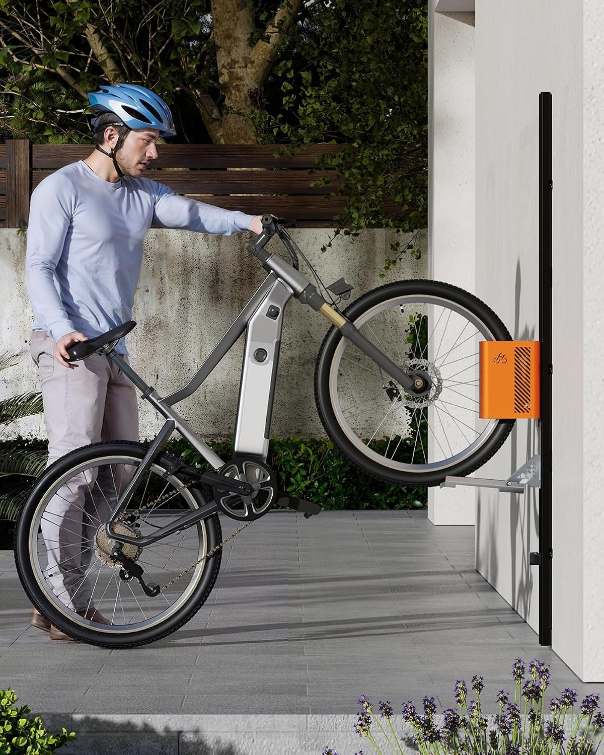 Ruimtebesparende Fietslift Oranje - Max. 32kg | 35% Korting