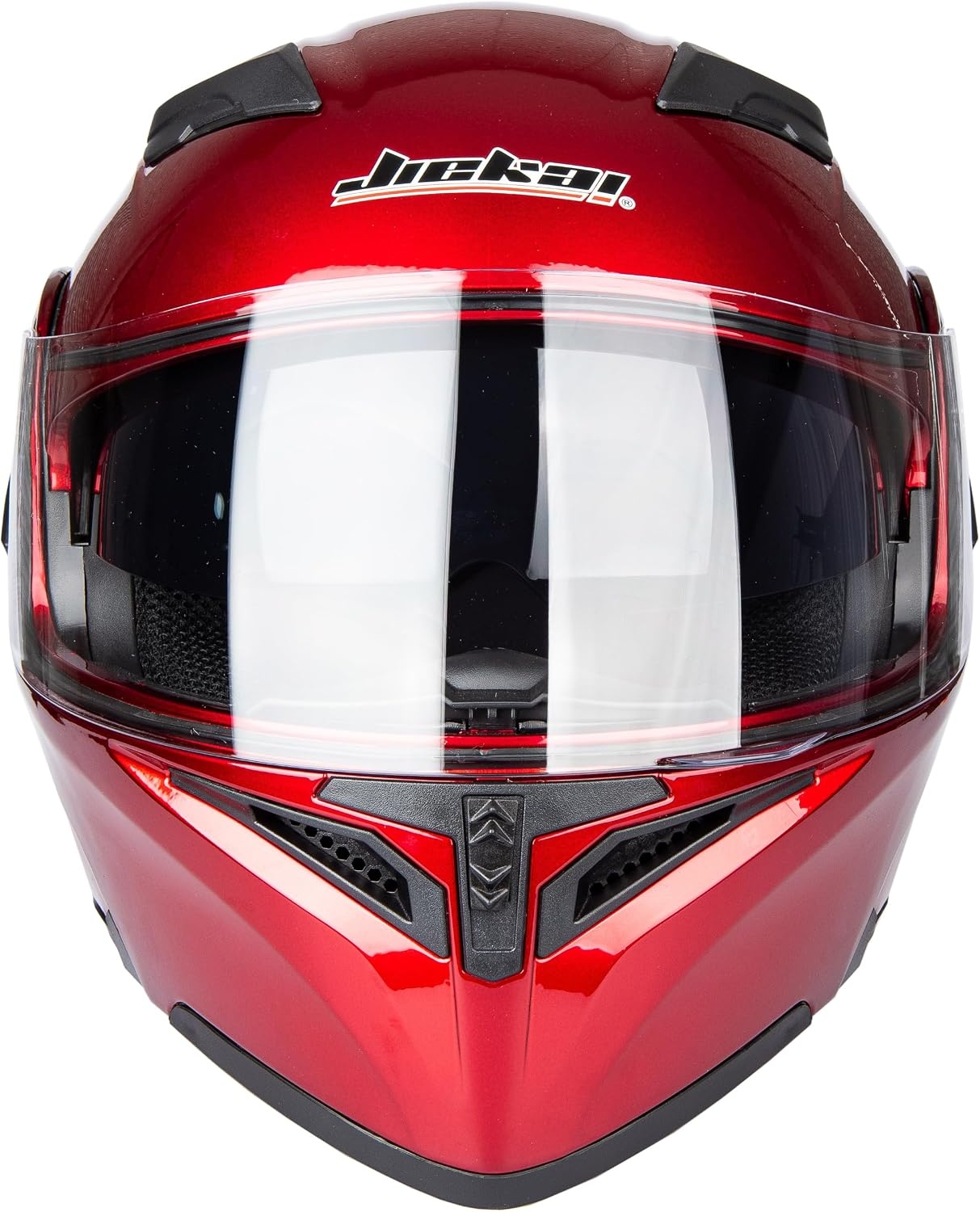 Opklaphelm Motorfiets Rood Maat M | Dubbel Vizier & Zonnescherm | DOT/ECE Keurmerk | -34%