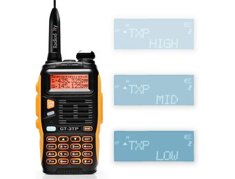 Baofeng GT-3TP Mark III Portofoon - 8W Tri-Power met 29% Korting