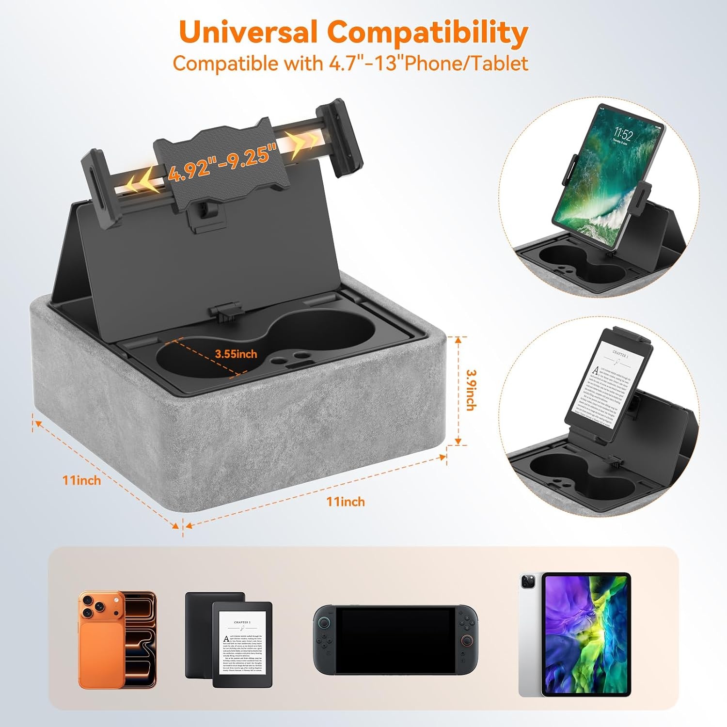 Universele Tablet & Telefoonhouder (4,7-12,9") - 59% Korting