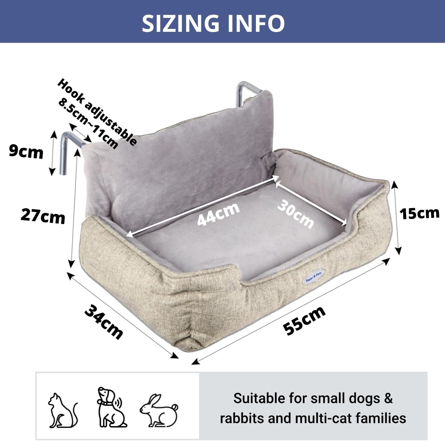 Warme Kattenmand voor Radiator - Wasbaar - Max 8kg - 33% Korting