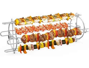 Rotisserie Spiesen Set Universeel RVS 44cm - 28% Korting