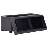 Opberghocker Kunstleer Grijs 87,5 cm - 61% Korting