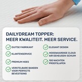 Visco-elastische Matrastopper 90x200cm - Extra Comfort met 29% Korting