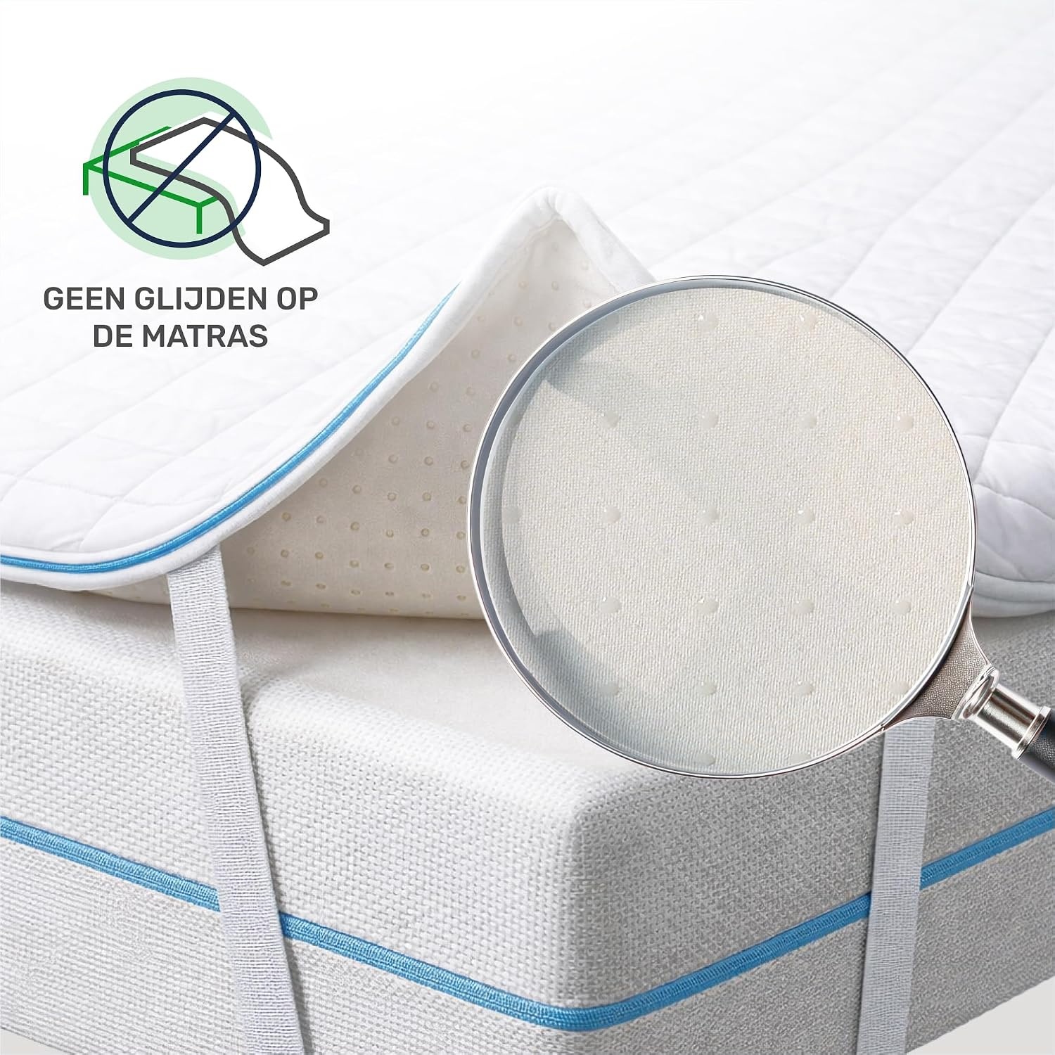 Visco-elastische Matrastopper 90x200cm - Extra Comfort met 29% Korting
