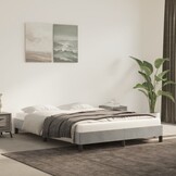 Lichtgrijs Fluweel Bedframe 140x200cm | 34% Korting