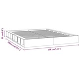 Massief Houten Bedframe 120x200cm - 34% Korting