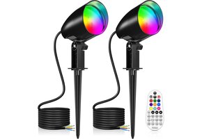 LED Schijnwerper Set 20W RGBW 230V - 61% Korting