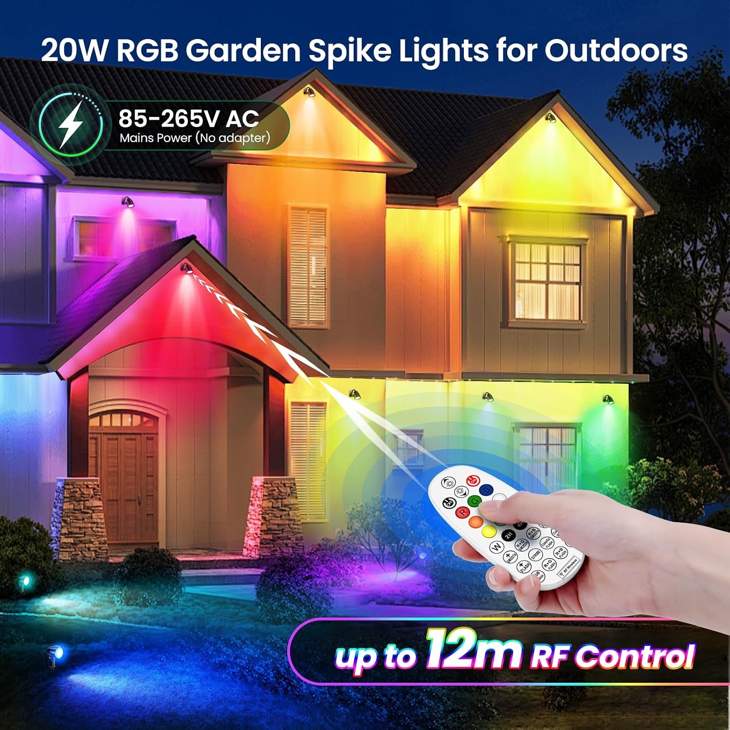 Linke 20W RGBW Spot, 2 Stuks - 57% Korting