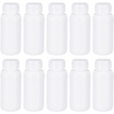 20x 250ml Transparant Witte Reageerflessen met Schroefdop - Laboratorium