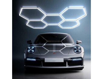Hexagon LED Plafondlamp 5 Hex 6500K Daglicht Wit - 29% Korting
