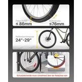 Automatische Fietslift Wandhouder Grijze Muurbeugel (max 32kg) - 35% Korting