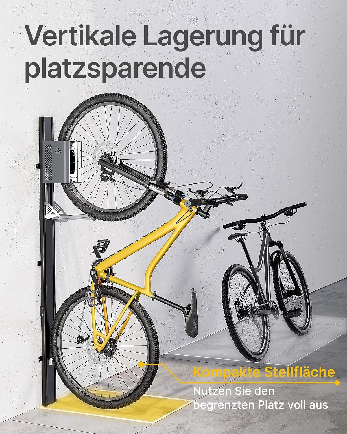 Automatische Fietslift Wandhouder Grijze Muurbeugel (max 32kg) - 35% Korting