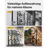 Automatische Fietslift Wandhouder Grijze Muurbeugel (max 32kg) - 35% Korting