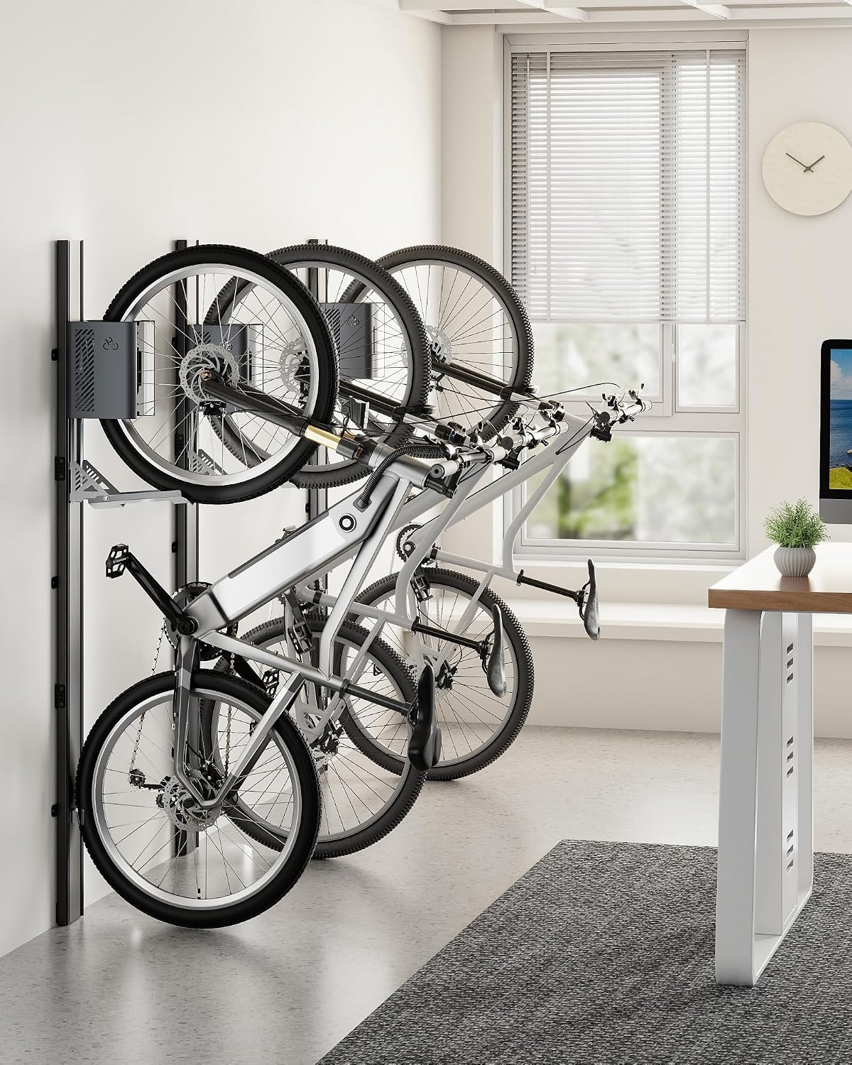 Automatische Fietslift Wandhouder Grijze Muurbeugel (max 32kg) - 35% Korting