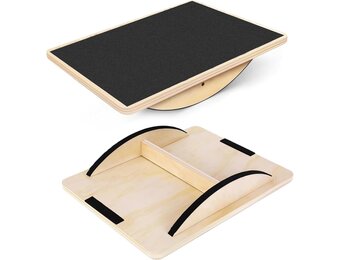 Houten Balance Board - 33% Korting - Goede Staat