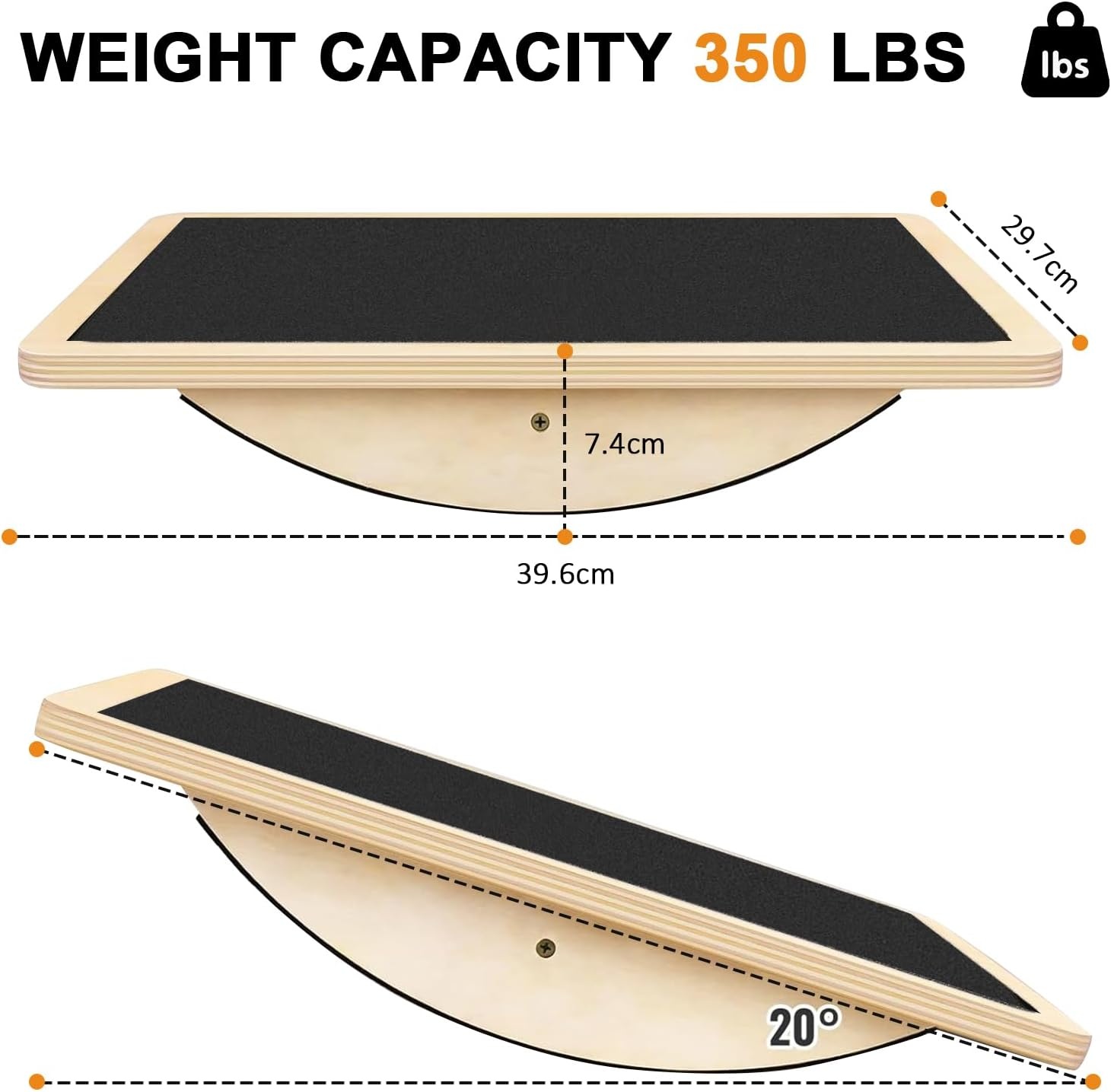 Houten Balance Board - 33% Korting - Goede Staat