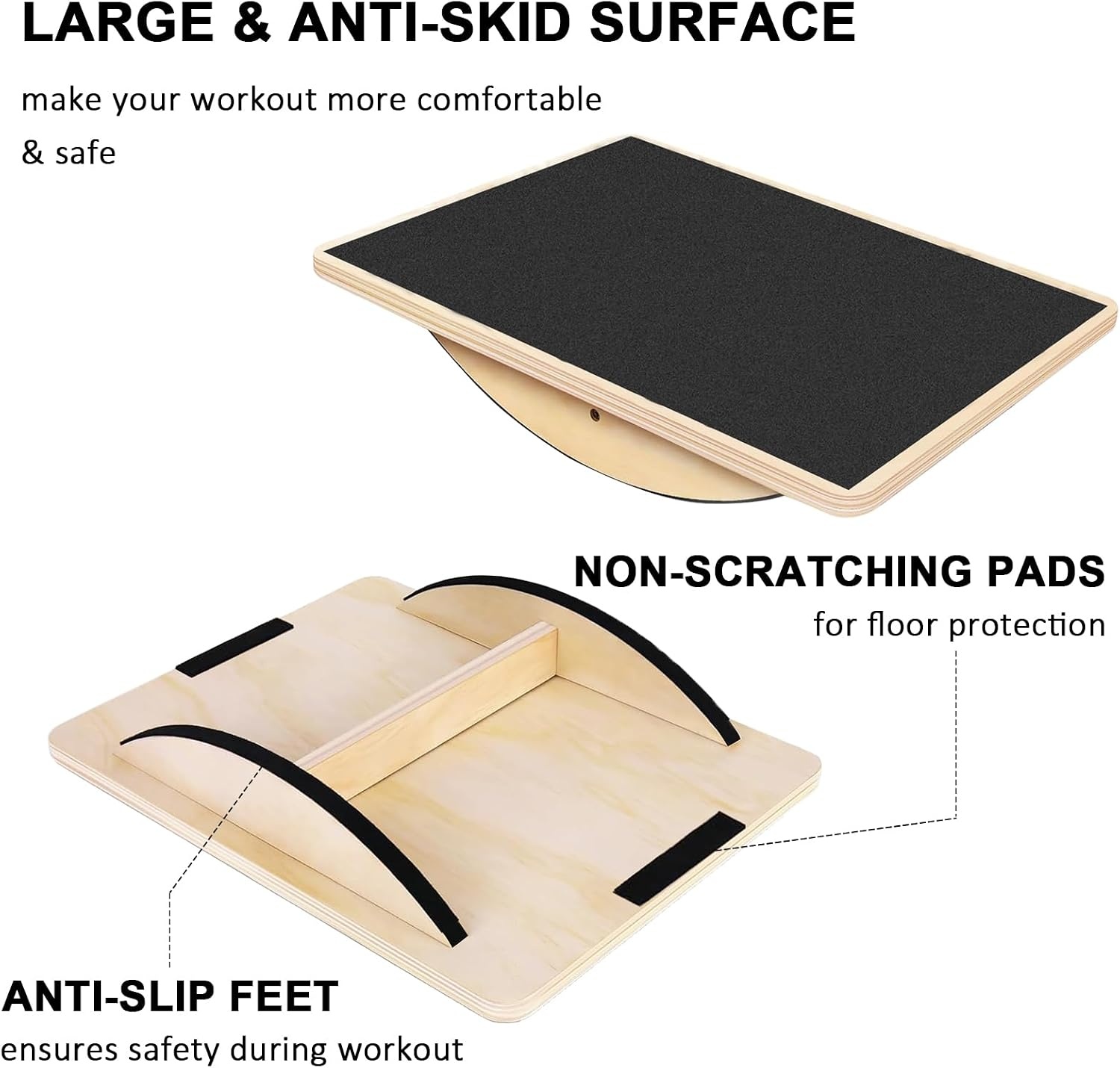 Houten Balance Board - 33% Korting - Goede Staat