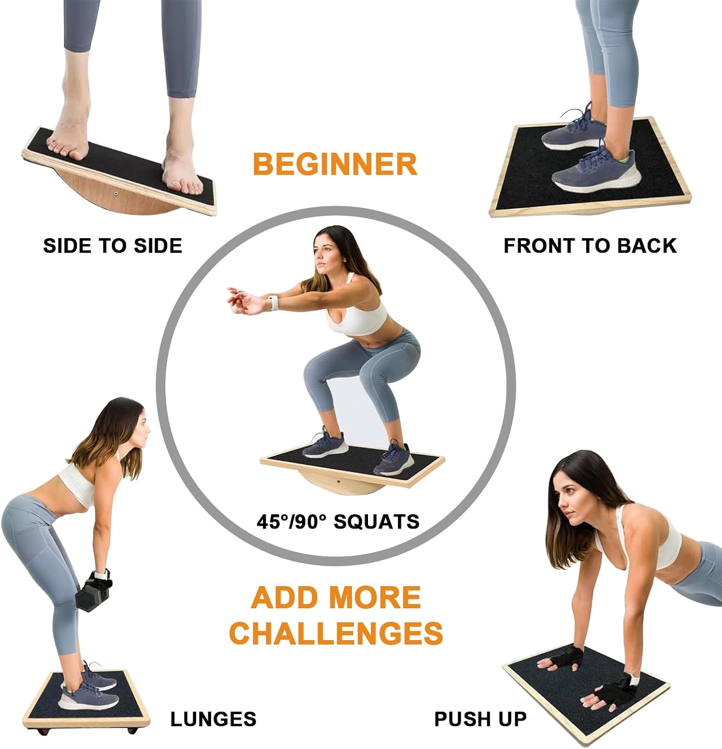 Houten Balance Board - 33% Korting - Goede Staat