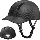 Fietshelm Unisex Verstelbaar Zwart Maat M (54-58cm) - 59% Korting