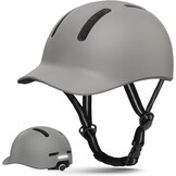 Fietshelm Unisex Verstelbaar Zwart Maat M (54-58cm) - 59% Korting