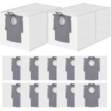 12 Stofzuigerzakken voor Roborock Q Revo, S8 MaxV Ultra - 3L, 39% Korting