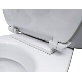 Toiletzitting Gala Diana Wit - Eco-polymeer, Verstelbaar Scharnier - 59% Korting