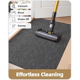 Antislip Deurmat Donkergrijs 122x183 cm - Wasbaar (29% Korting!)
