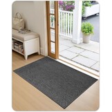 Antislip Deurmat Donkergrijs 122x183 cm - Wasbaar (29% Korting!)